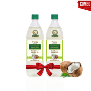 Healthy Fibres Coconut Oil 1L Combo Pack of 2
