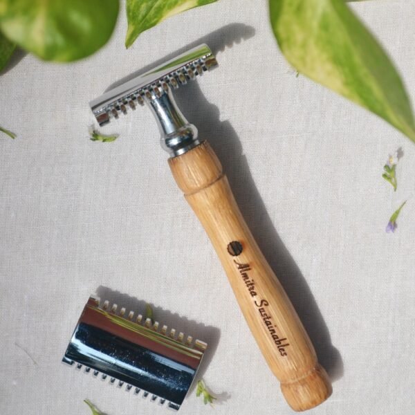 Almitra Sustainables Reusable Bamboo Safety Razor (Double Edged)