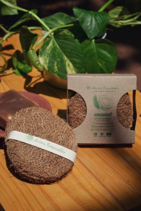 Almitra Sustainables Coconut Fiber- Coir Scrub