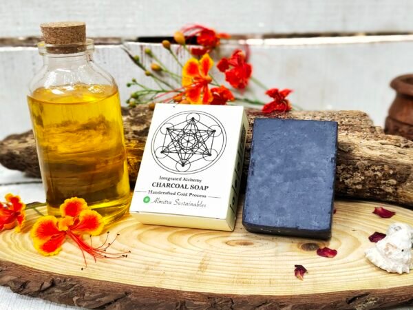 Almitra Sustainables Charcoal Handmade Cold Processed Soap