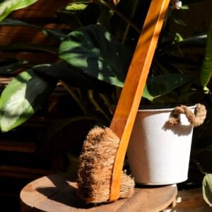 Almitra Sustainables Coconut Coir Double Hockey Toilet Brush